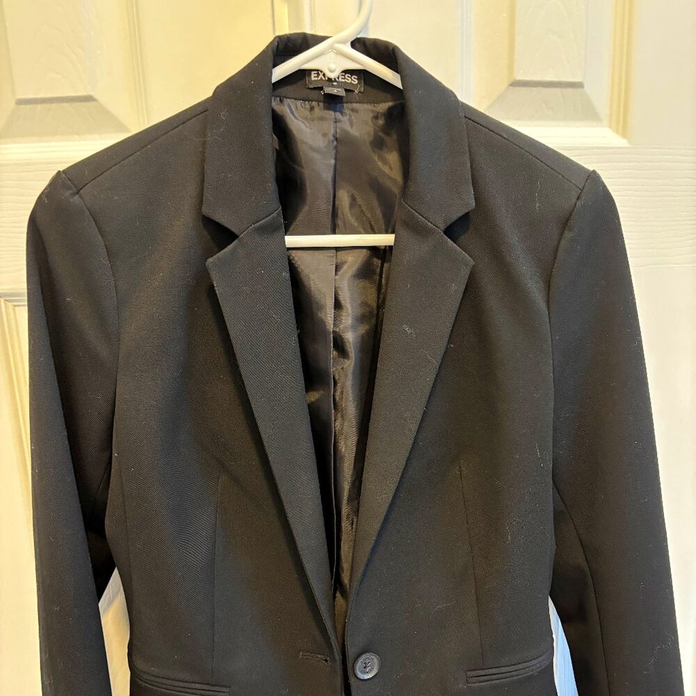 Women's Express Blazer - Black - Size 4